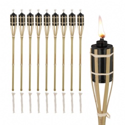 🌟🌿 Illuminate Your Garden with Bamboo Oil Torches 🕯️🌿🌟