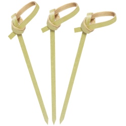 Eco-Friendly 10.5 cm Gun-Shaped Bamboo Skewers for Cocktails and Appetizers