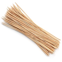 Biodegradable Bamboo Skewers for Safe Grilling, Kabobs, and Food Presentation