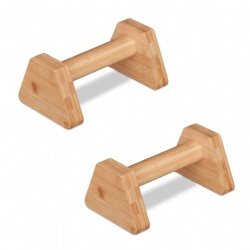 Achieve Peak Physical Fitness with Our Bamboo Push-Up Stands, Perfectly Designed for Versatile Workouts at Home